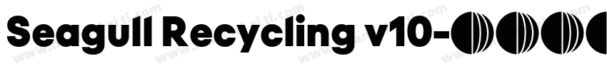 Seagull Recycling v10字体转换